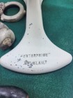Vintage 70s Meat Grinder Enterprise K-1978 White Cast-iron No Clamp