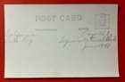 Sequoia National Park   Real Photo Postcard   Vintage Car On Auto Log    1940s
