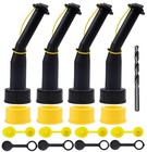 Universal Gas Can Spout Replacement Kit - Leakproof Nozzles  Gasket   Vent Cap  