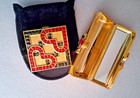 Vintage Princess Marcella Borghese  Heart Compact And Lipstick Case With Mirror