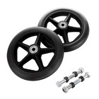 6 Inch Wheel Replacement Wheelchair Front Wheels Rollator Walker 2 Pack