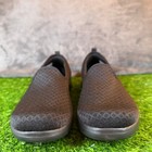 Skechers On The Go Flex Amethyst Black Wide Fit Slip On Shoes Womens Size 8 New