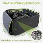 Yorepek Padded Stroller Bag For Airplane Travel Fits For Uppababy Minu minu V   
