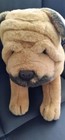 Vintage Dakin Shar Pei Plush Dog 1986 Stuffed Animal Wrinkles Realistic 