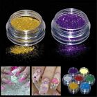 12pcs Color Glitter Dust Powder Set Decoration Nail Art Tips Manicure Convenient