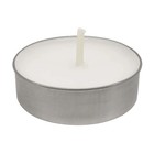 Long Burning Unscented Tea Light Candles  In White Pack Of 100