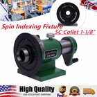 5c Spin Indexing Fixture W  Hardinge 5c Collet Indexing Head Jigs Fixture Chuck