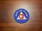 Vintage Us Civil Defense Auxiliary Police Patch - 2 1 2    Round