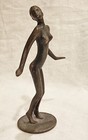 Vintage Richard Rohac Bronze Austria 1950 s African Woman
