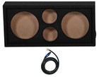 Rockville Ch102sp Chuchero Car Audio Enclosure W   2  8  Mids    2  3  Tweeters