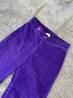Vintage 1970   s Pants Women   s Purple Corduroy Elephant Bell Bottoms Hippy Disco 