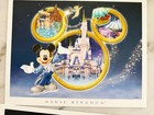 Disney World 4 Park Collector Lithographs With Coa 11x14 Mickey Art Unframed