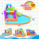Inflatable Bounce House For Kids  12 8 Ft X 12 Ft Water Slide Bouncy Castle  Rai