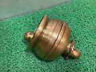 19c Vintage Rare Unique Handmade Domb Shape Heavy Bronze Bell With Good Sound