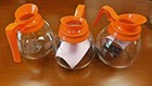 Lot Of 3 - New Coffee Pot decanters For Bunn Commercial Brewer - 64 Oz - Orange