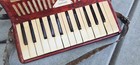 Nice Colombo Grande Vox Accordian Made In Italy Red Old 1950s Antique Project 