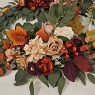 Ling s Moment Fall Floral Swags Garlands Autumn Wedding  Burgundy Rose Berries