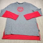Georgia Bulldogs Shirt Men Large Nike On Field Sideline Vented Gray Engineered