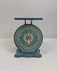 Vintage American Family Farmhouse Blue 25 Lb Scale Chicago Pounds Ounces