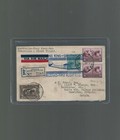 Australia First Flight Cover Adelaide To Hamilton Canada Via Hong Kong 1937