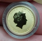 2011 Australia 1 20 Oz Gold Colorized Year Of The Rabbit Rare Htf Bu