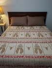 Vintage 1950s Bates  buckaroo  Western Bedspread     Woven   Reversible