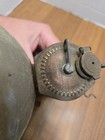 Vtg Streamlined Justrite Mining Carbide Lamp With Large Reflector  
