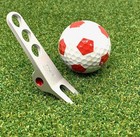 Scotty Cameron Pivot   Divot Tool - Red Dot - Silver
