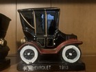Vintage Mcm Ceramic 1913 Chevrolet Car Bookends   Desk Set  pair 