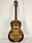 Vintage 1930s Del Oro Parlor Guitar By Harmony kay Restored Acoustic Electric 