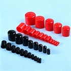 Rubber Round End Cap Thread Cover Pipe Plastic Tube Protect Plugs Id 1 3mm-90mm