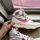 Rare Vintage Nike Penetrator 1985 High Canvas  Red  White  And Blue 