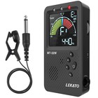 Lakato Rechargeable Tuner Guitar Chromatic Acoustic Electric Clip On Metronome