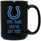 Custom Personalized Indianapolis Colts Black 15 Oz Ceramic Coffee Mug Cup