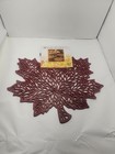 Benson Mills Holiday 4 Harvest Leaf Placemats  17 25    X 16 75    Pressed Vinyl