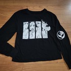 Disney Long Sleeve Black Shirt Frozen Youth    Med
