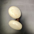 Lot Of 2 Antique Porcelain Doorknobs Architectural Salvge Remodeling    
