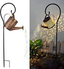 Solar Watering Can Light Garden Outdoor Waterproof Kettle Yard Art Lamp Decor Us