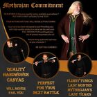Viking Tunic Sca Cosplay Costume Medieval Outfit Cotton Shirt Renaissance Black