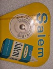 Vintage 1950 s Salem Cigarettes Metal Triangle Thermometer Tobacco  Sign