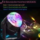 3w Rotating Dj Rgb Stage Laser Strobe Ball Lamp Led Lights Ktv Disco Club Party