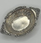 Antique Birks Sterling Silver Pierced Dish Edwardian Lacework Shell Nut Canadian