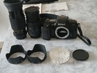 Vintage Nikon N6006 Af Film Camera With Soligor And Sigma Lens And Case