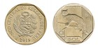Peru 1 Sol  10 Pieces Full Set  2017-2019  Km  403-419  Mint  Commemorative
