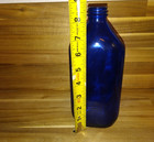 Phillips Cobalt Blue Glass Bottle Canada 9 Inch Apothecary Medicine 1930s - 1950