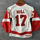 Vintage Hockey Jersey Boys Large Detroit Redwings Brett Hull Nhl
