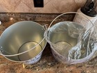 White Claw Bar Drink Bucket Lightweight Metal Ice Cold Drink Container For Bars