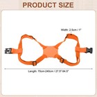 Luggage Strap Bag Bungee Elastic Suitcase Adjustable Belt For Add A Bag  Orange