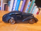 Nice 1930 s Or 40 s Schuco Wind Up Blue Patent Auto 1001