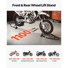 Motorcycle Front   Rear Stand Lift 1100 Lbs Spoolift Paddock Swingarm Arm